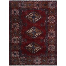 Isabelline One-Of-A-Kind Brook Hand-Knotted Wool Red Area Rug ISBL3181
